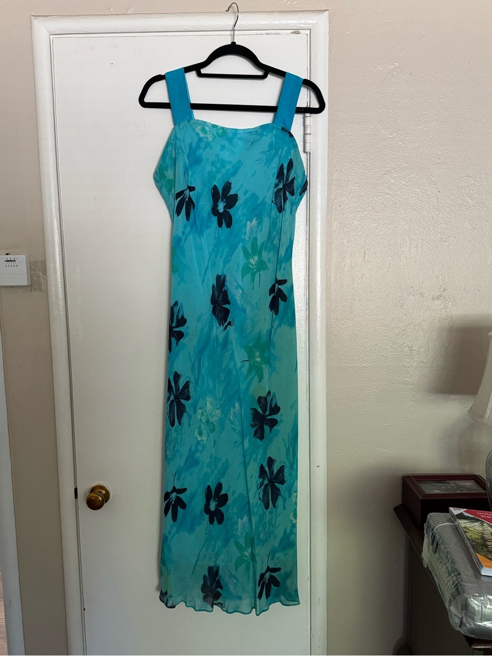 ICON Teal Floral Maxi Dress